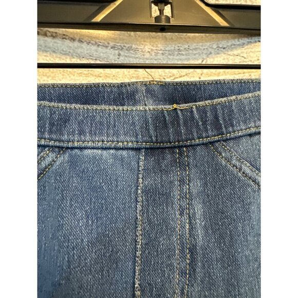 Hue Blue Denim Leggings/Jeggings Size Small - Picture 3 of 6